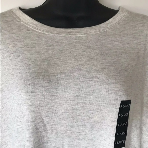 Vera Wang Lace up sides Sweatshirt - light gray - Picture 4 of 5